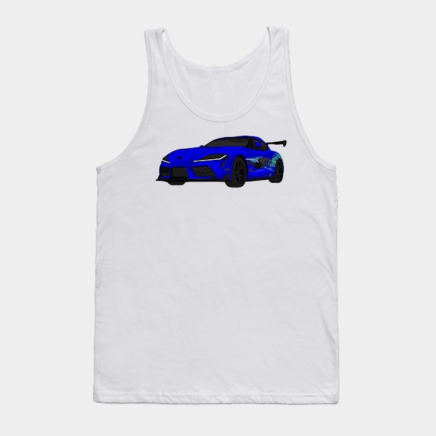 SUPRA DARK-BLUE Tank Top by VENZ0LIC